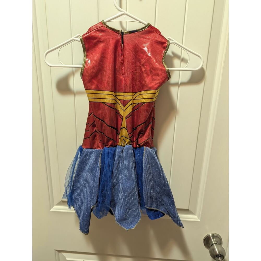 Girls Rubie's DC Comics Wonder Woman Dress Halloween Costume Size S (4-6) - Picture 4 of 9